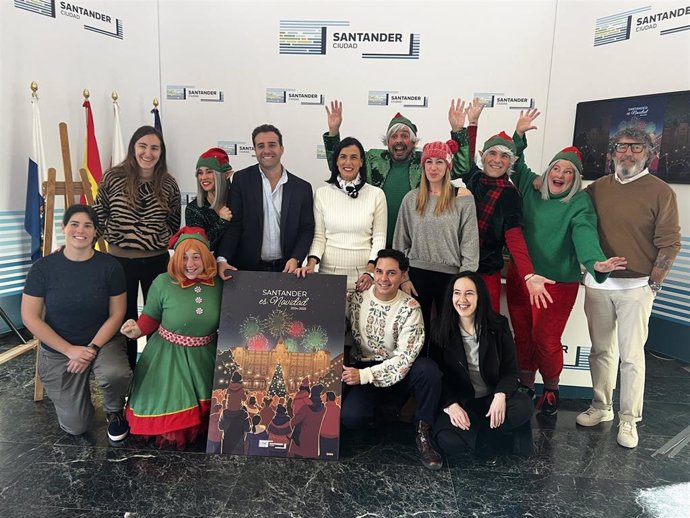 Presentación de la programación de Navidad del Ayuntamiento de Santander