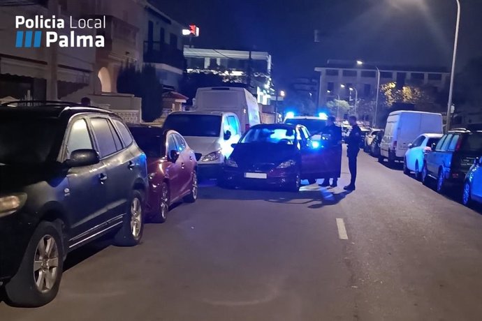 Imagen del accidente ocasionado por la mujer detenida.