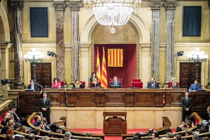 Imagen del Pleno del Parlament del miércoles 27 de noviembre de 2024