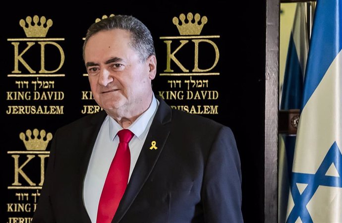 Archivo - El ministro de Defensa de Israel, Israel Katz (archivo)