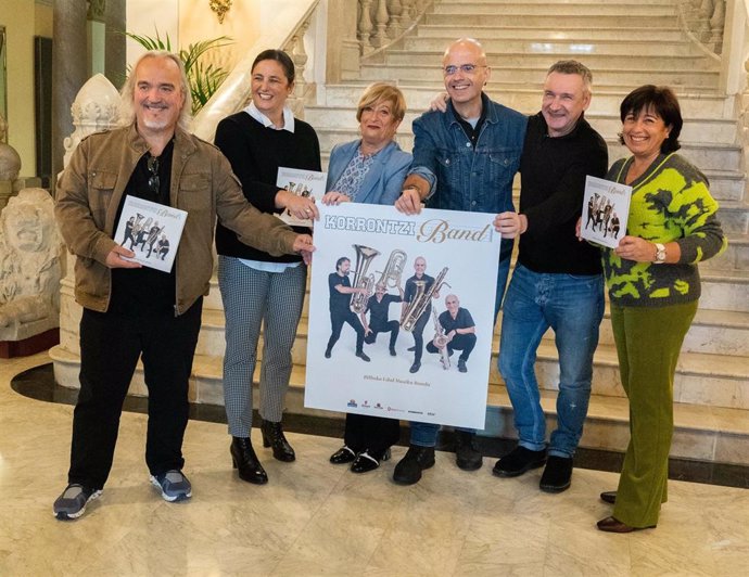 Presentación del disco conjunto de la Banda Municipal de Música de Bilbao y Korrontzi