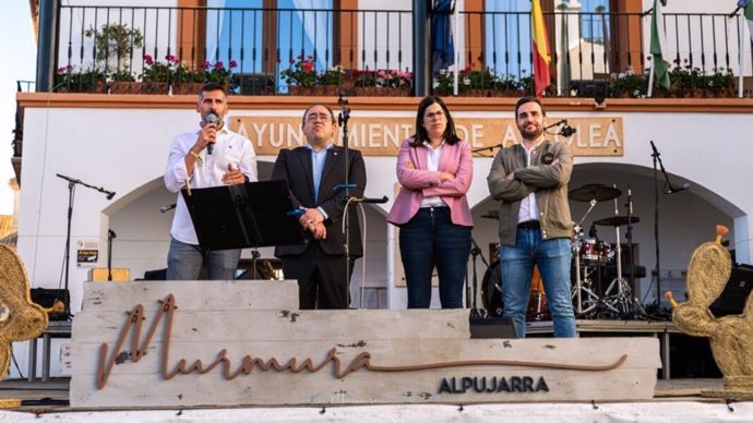 Presentación de la quinta edición de Festival 'Murmura Alpujarra' en Almería.