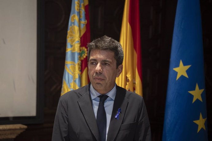 El president de la Generalitat valenciana, Carlos Mazón