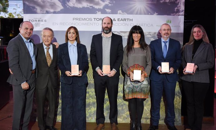 Torres con los premiados