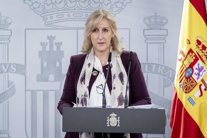 La  subsecretaria de Interior, Susana Crisóstomo, durante una rueda de prensa, en el Palacio de la Moncloa, a 7 de noviembre de 2024, en Madrid (España). 