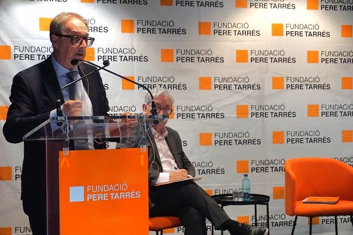 El subdirector de la Fundació La Caixa, Marc Simón, durante el Foro Social Pere Tarrés