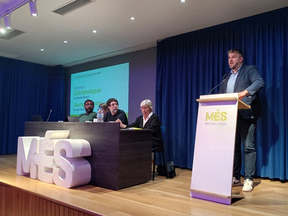 El coordinador de MÉS per Mallorca, Lluís Apesteguia