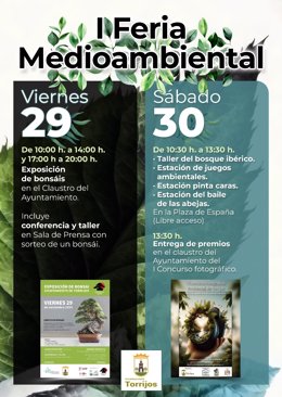 Cartel de la II Feria Medioambiental de Torrijos.