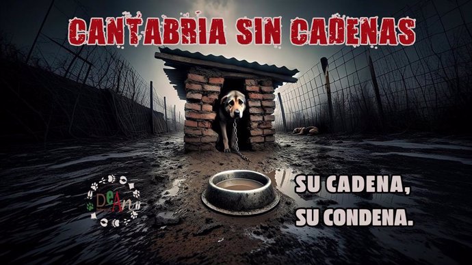 DEAN pone en marcha la campaña 'Cantabria sin cadenas' para erradicar la práctica de encadenar a los perros