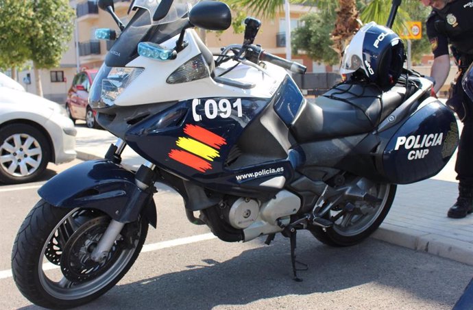 Moto de la Policía Nacional