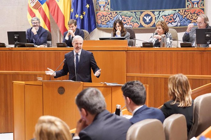 El presidente del Gobierno de Aragón, Jorge Azcón.