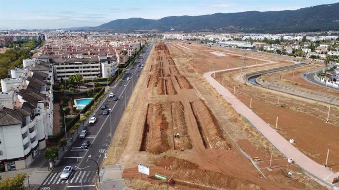 Imagen de parte del trazado que seguirá la Ronda Norte de Córdoba.