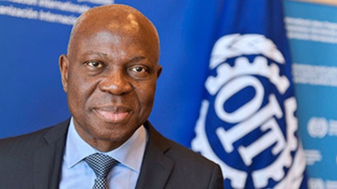 Archivo - El director general de la Organización Internacional, Gilbert F. Houngbo