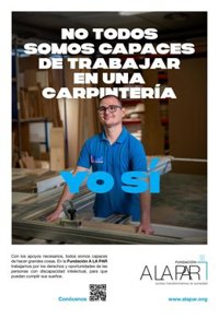 'Yo sí', la campaña con la que Fundación A La PAR quiere visibilizar la inclusión laboral de la discapacidad