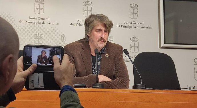 El diputado de IU-Convocatoria por Asturies, Xabel Vegas.