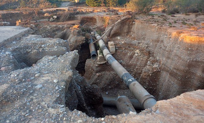 Daños de la dana en sistemas de riego