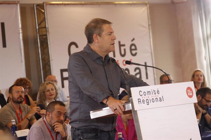 Archivo - El secretario regional del PSOE en C-LM, Emiliano García-Page.