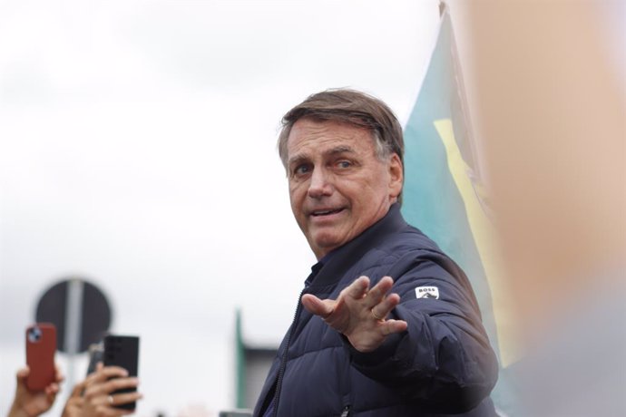 November 21, 2024, Passo Fundo, Rio Grande Do Sul, Brasil: Passo fundo (rs), 11/21/2024 - jair bolsonaro / indicted / coup / archive - pf must present a request for indictment of bolsonaro for attempted coup in addition to jair bolsonaro, important figure