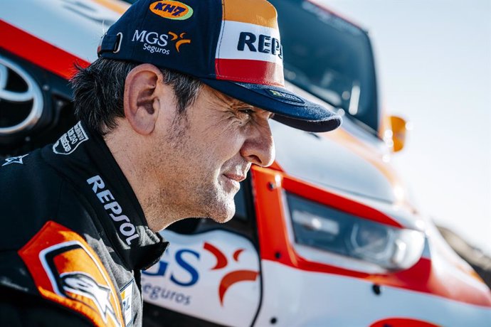 Archivo - El piloto español de rallys Isidre Esteve (Repsol Toyota Rally Team) en el Rally de Marruecos 2024