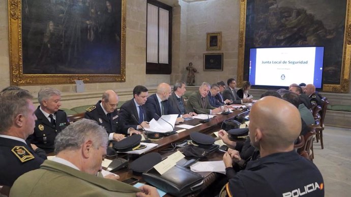 La Junta Local de Seguridad celebrada este jueves con motivo de la Procesión Magna.