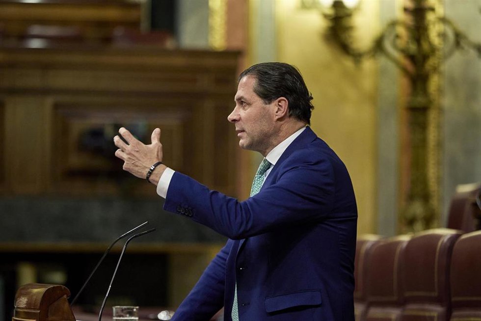 Archivo - El diputado de Vox Pedro Fernández 