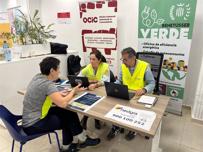 Punto de información para informar y tramitar ayudas de Naturgy para los afectados por la dana