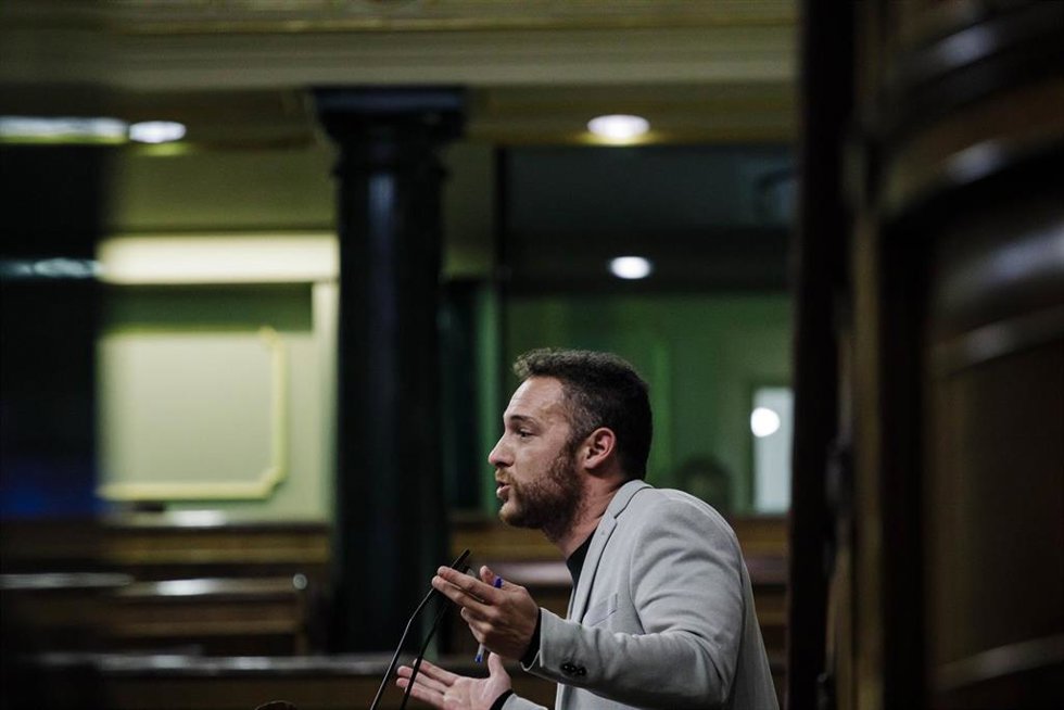 Archivo - El diputado del PSC en el Congreso , Arnau Ramírez