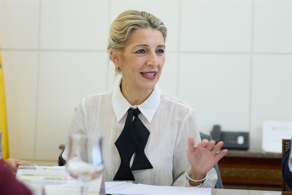 La vicepresidenta segunda y ministra de Trabajo y Economía Social, Yolanda Díaz. 