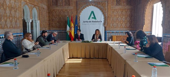 Reunión de los colegios profesionales en Almería.