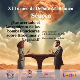 Cartel del XI Torneo de Debate Académico Séneca.