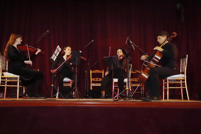 Cuarteto de Camerata Gala en la IV edición de la Gala de la Cultura del el Círculo de la Amistad.