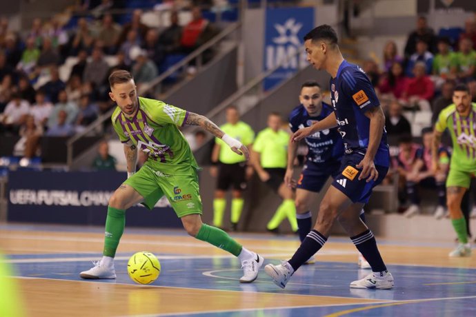 Mario Rivillos, en un partido con el Illes Balears Palma Futsal.