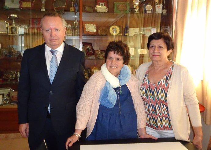 Juan Carlos Heredia, María Fonellosa y Rosa Rodríguez Núñez