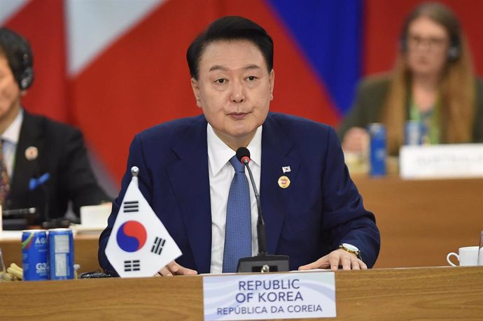 El presidente de Corea del Sur, Yoon Suk Yeol (archivo)