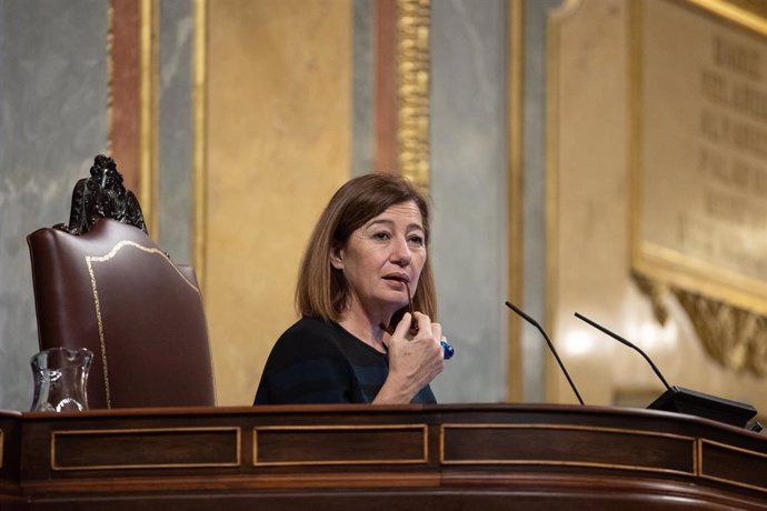 La presidenta del Congreso, Francina Armengol, en el Congreso de los Diputados, a 19 de noviembre de 2024, en Madrid (España). 