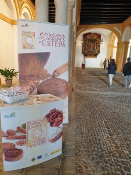 Los mantecados y polvorones de Estepa en los Reales Alcázares de Sevilla.