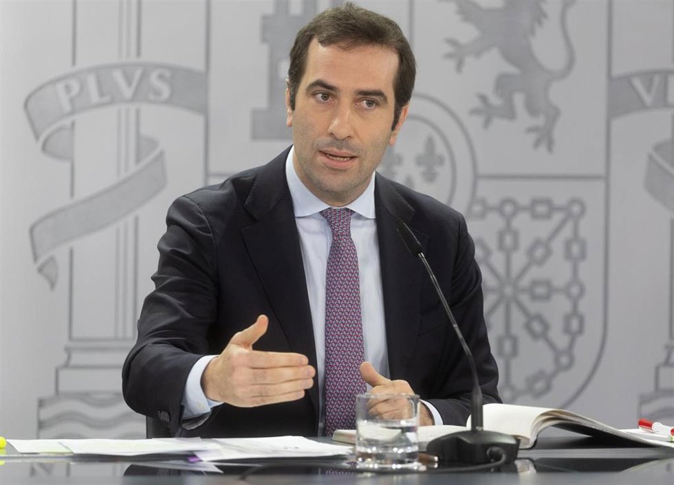 El ministro de Economía, Comercio y Empresa, Carlos Cuerpo.