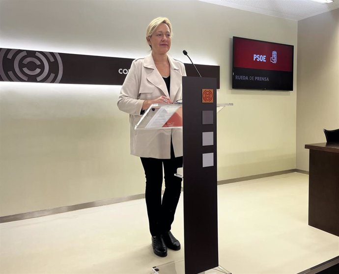 La portavoz de Economía del PSOE en las Cortes de Aragón, Marta Gastón.