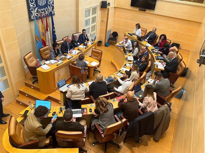 Un momento del pleno ordinario de noviembre, en el Ayto de Segovia.