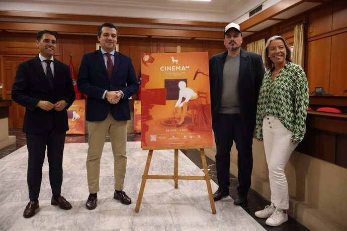 Presentación de la tercera edición de la Semana del Cine de Córdoba, Cinema24, que se celebrará del 29 de noviembre al 5 de diciembre.