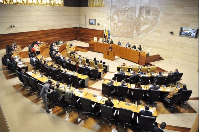 La Asamblea de Extremadura debate las dos enmiendas a la totalidad de los Presupuestos para 2025