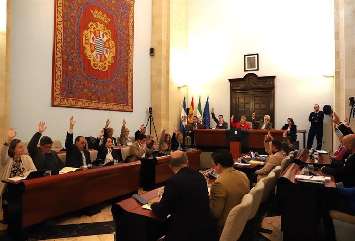 Pleno del Ayuntamiento de Jerez.