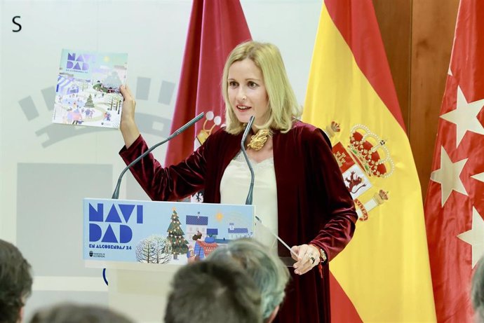 La alcaldesa de Alcobendas, Rocío García, presenta la programación municipal para la Navidad