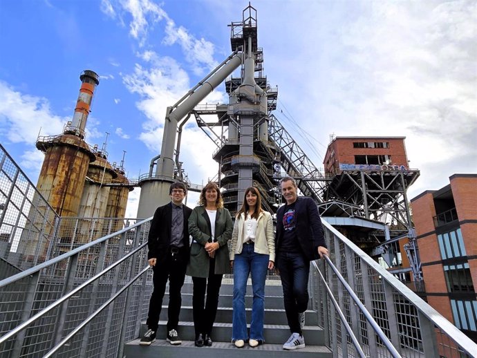 Presentación de la iluminación artística del Horno Alto de Sestao