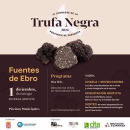 Jornadas de Trufa Negra en Fuentes de Ebro (Zaragoza).