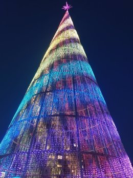 Iluminaniçon navideña en Bilbao