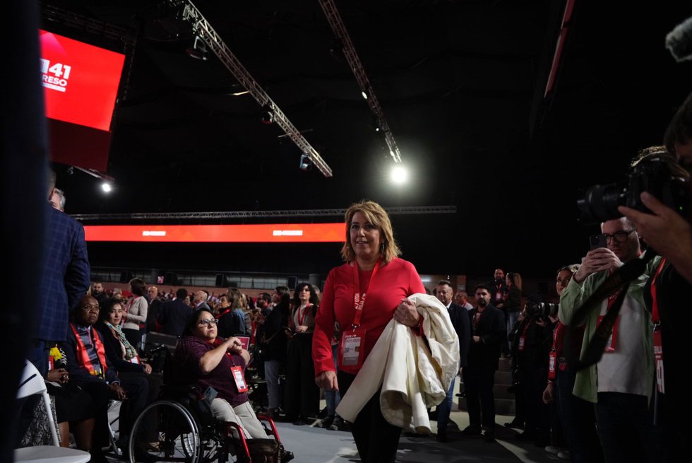 Susana Díaz en el Congreso Federal del PSOE en Sevilla