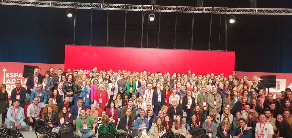 Delegación madrileña en el 41 Congreso Federal del PSOE