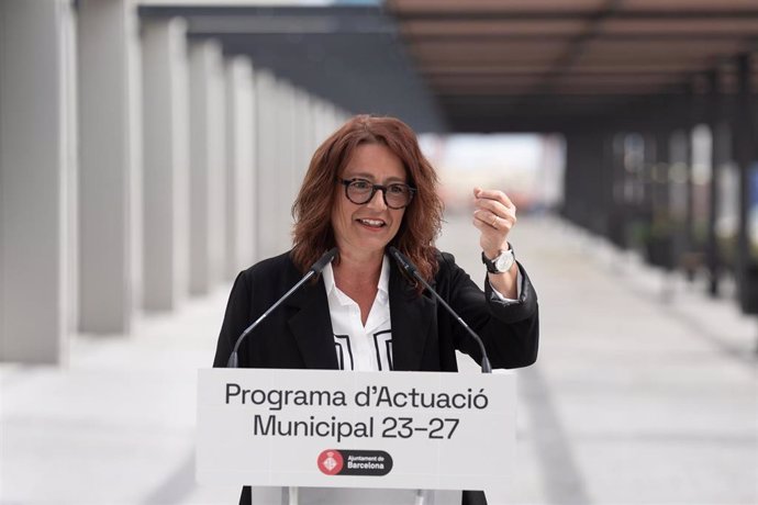 Archivo - La primera teniente de alcalde de Barcelona, Laia Bonet, presenta la propuesta de Programa d'Actuació Municipal (PAM) 2023-27, a 15 de abril de 2024, en Barcelona (Catalunya)