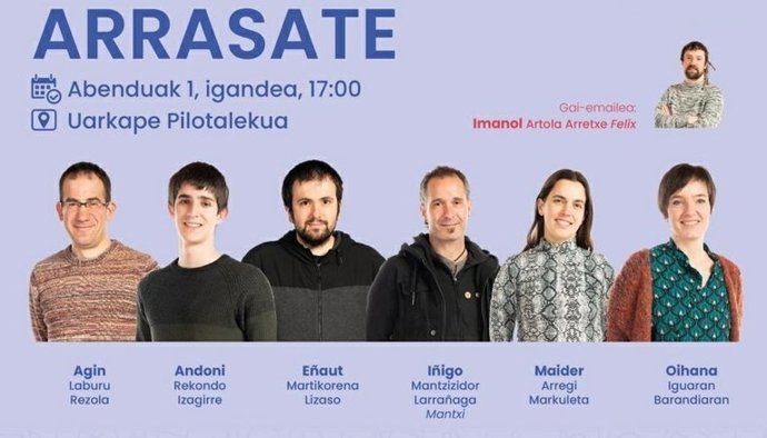 Gipuzkoako Bertsolari Txapelketaren azken finalaurrekoan ariko diren sei bertsolariak